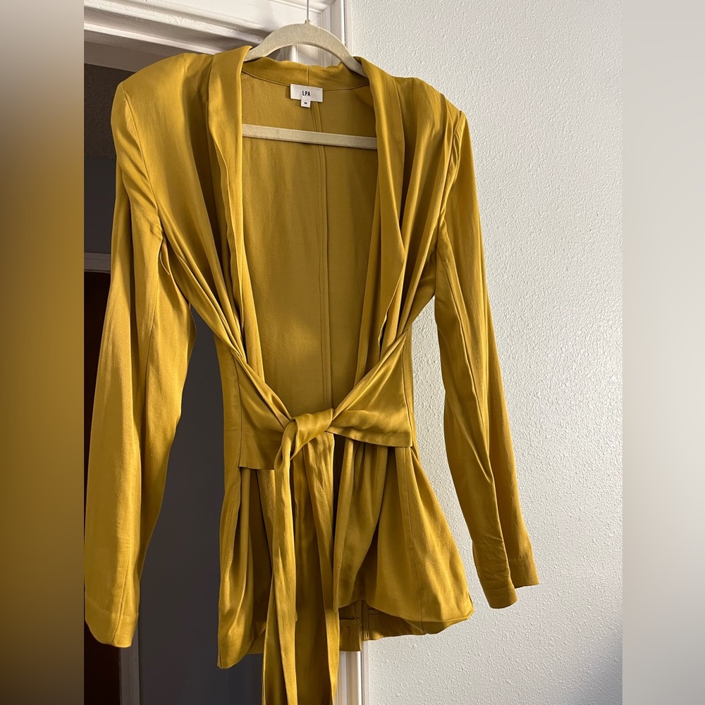 LPA Tie front blazer